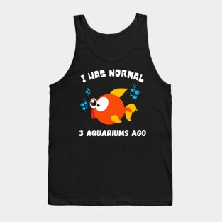 Fish Lover Aqarium Owner Goldfisch Funny Quote Tank Top